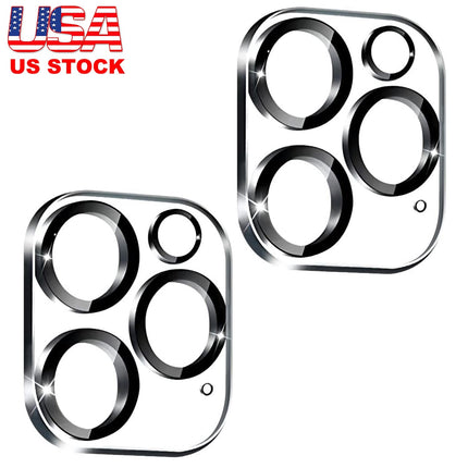 2Packs Ultra HD Camera Lens Protectors 9H Hardness Tempered Glass Camera Lens Protectors Fit for iPhone 14/14Plus/14Pro/14Pro Max/13/13Pro/13Max/12/12