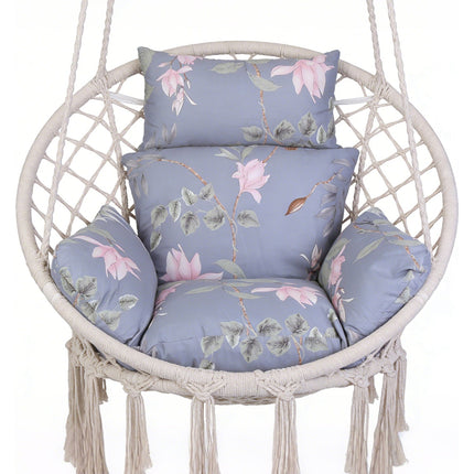 Egg Chair Cushion with Headrest - Thick Padded Swing Seat