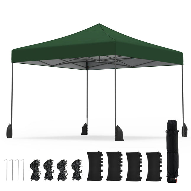 9.5 x 9.5 Feet Pop up Canopy Tent with Adjustable Heights