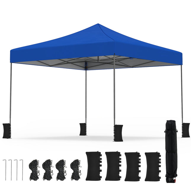9.5 x 9.5 Feet Pop up Canopy Tent with Adjustable Heights