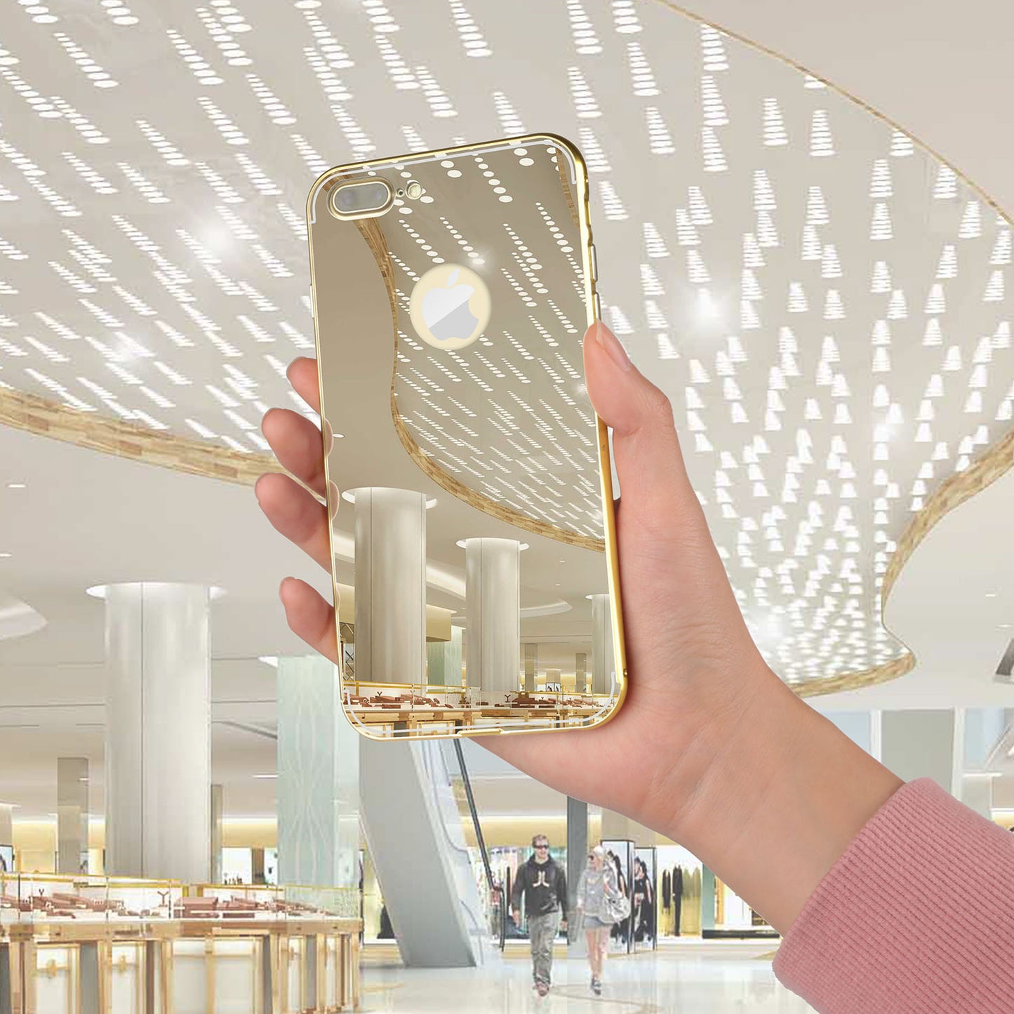 Slim Shock-resistant Mirror Case For iPhone 7