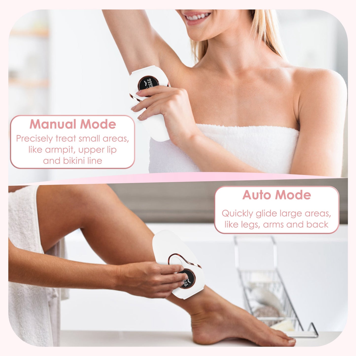 IPL Laser Hair Removal For Woman Man Painless 999999 Flashes Permanent Hair Remover with Ice Cooling System Home Use Lasting Hair Reduction for Armpit
