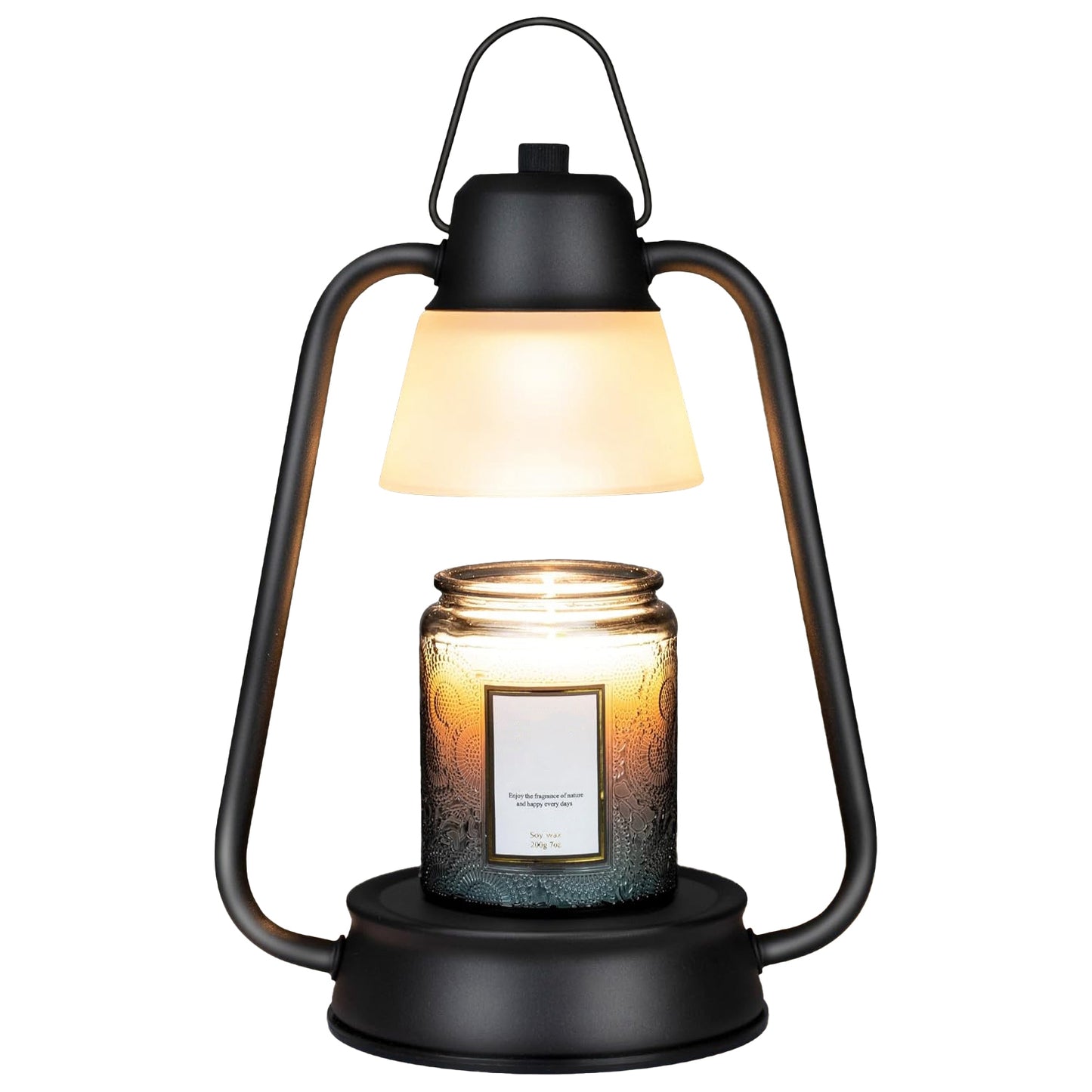 Electric Wax Melt Warmer Lamp Dimmable Fragrance Warmer Wax Candle Melter with 2 GU10 Bulbs Hanging Hook for Living Room Bathroom Office Table Decor