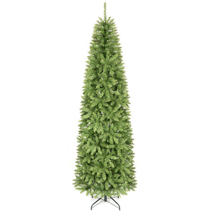 7.5 FT Artificial Pencil Christmas Tree with Metal Stand