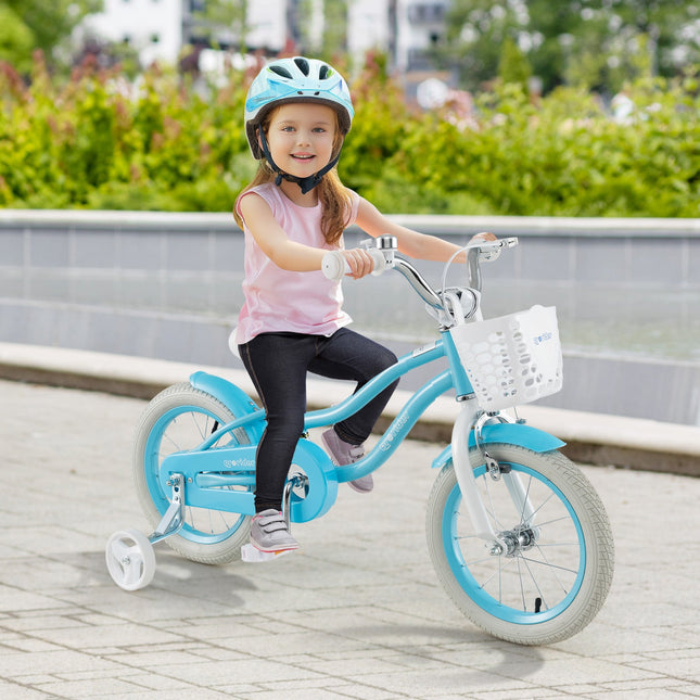 14/16/18 Inch Kids Bike with Dual Brakes and Adjustable Seat