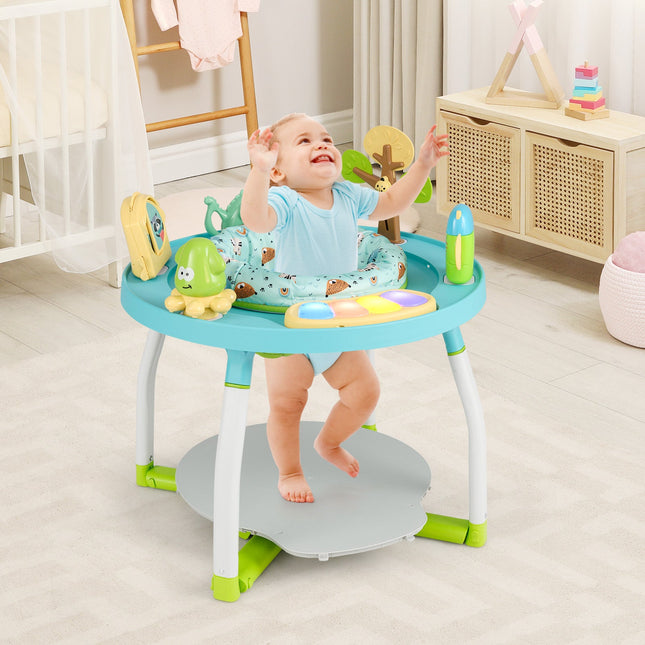 5-in-1 Baby Activity Center Interactive Bounce Seat with Removable Toys