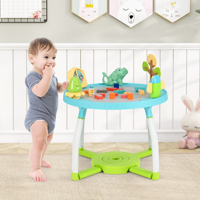 5-in-1 Baby Activity Center Interactive Bounce Seat with Removable Toys