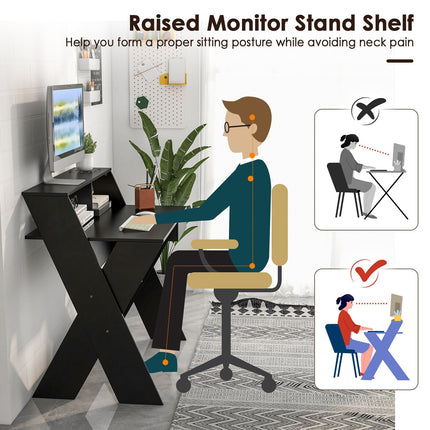 Small Computer Desk with Storage Drawer