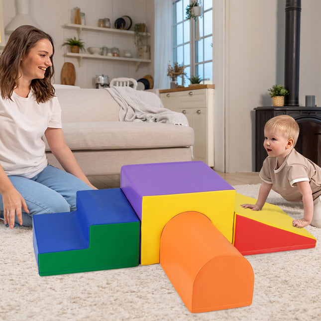 Climb and Crawl Foam Block Play Set for Infant Baby