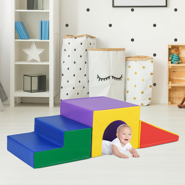 Climb and Crawl Foam Block Play Set for Infant Baby