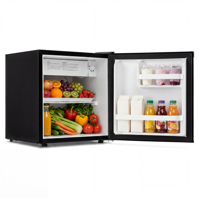 Compact Mini Fridge with 7-Level Thermostat - 1.7 Cu Ft