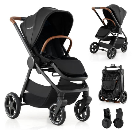 Convertible Baby Stroller with Car Seat Adapters