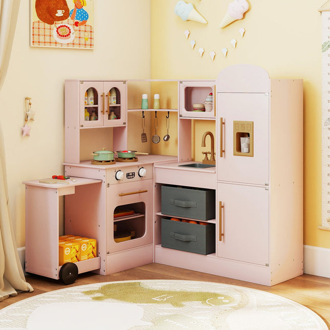 Corner Kitchen with Lights and Sounds for Kids Ages 3+