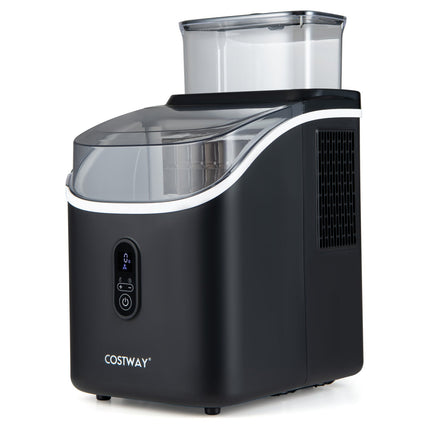 Countertop Ice Maker with External Tank & Self-Cleaning