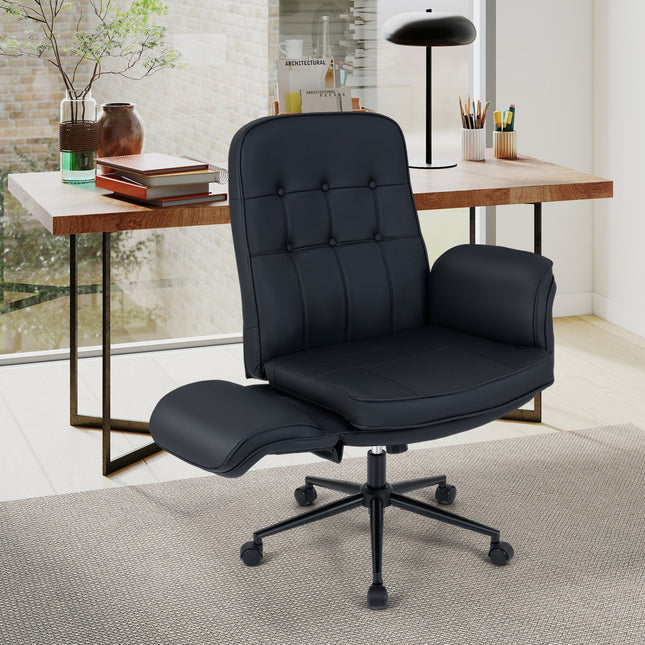 Criss Cross Chair Adjustable Swivel Vanity Chair with 5-Position Armrests