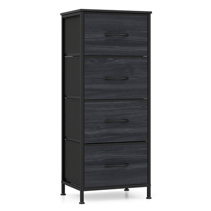 4-Drawer Fabric Dresser with Metal Frame