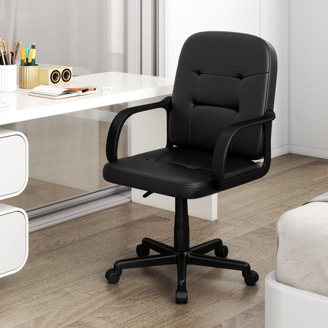 Ergonomic Office Chair with 360-degree Wheels