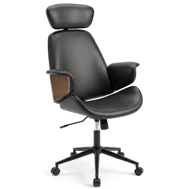 Ergonomic Office Chair with Headrest Adjustable Height for Home Office and Study