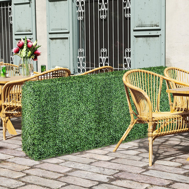 Faux Greenery Room Divider Decorative Privacy Screen Fence Hedge Wall