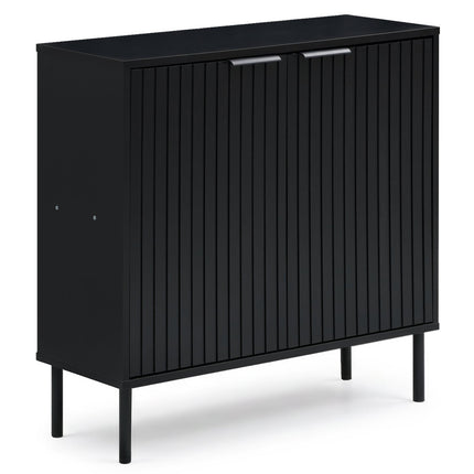 Fluted Buffet Cabinet with 2-Door Storage