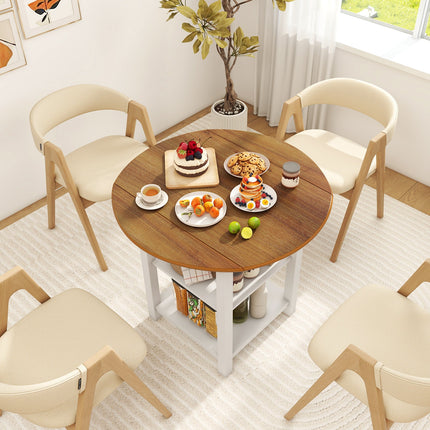 3-Piece Dining Table Set for 2 with Upholstered Chairs