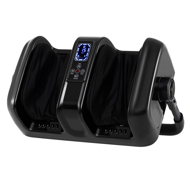 Foot and Calf Massager with Heat Shiatsu Deep Kneading Rolling Smart Electric Leg Massager
