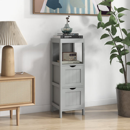 Freestanding Storage Cabinet with 2 Removable Drawers for Bathroom