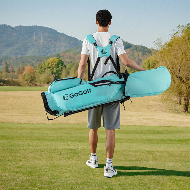 Golf Stand Bag Lightweight Golf Bag with 8 Way Top Dividers and 5 Zippered Pockets