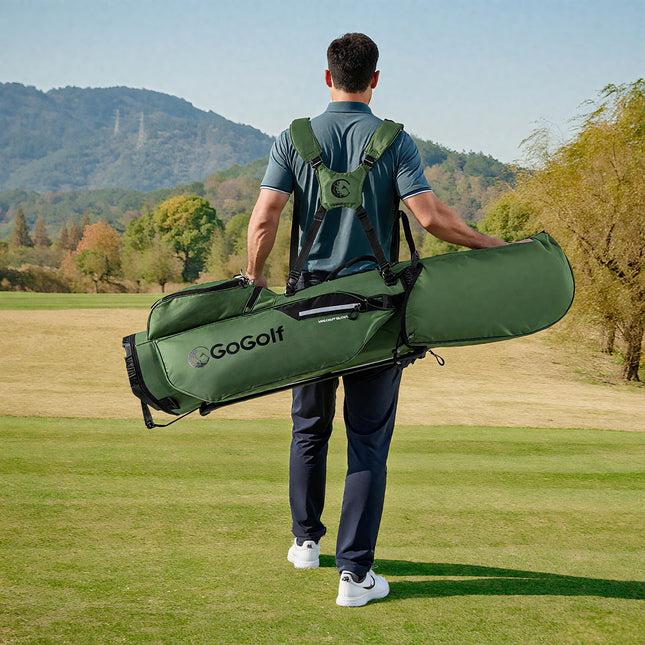 Golf Stand Bag Lightweight Golf Bag with 8 Way Top Dividers and 5 Zippered Pockets