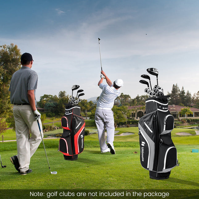 Golf Cart Bag with 14 Way Top Dividers