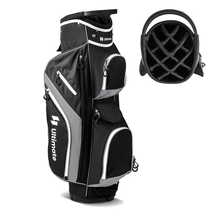 Golf Cart Bag with 14 Way Top Dividers