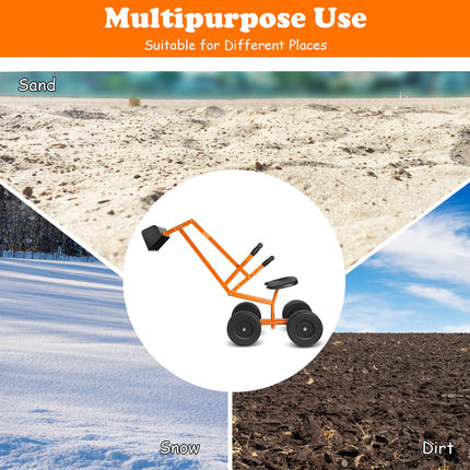 Heavy Duty Kid Ride-on Sand Digger Digging Excavator
