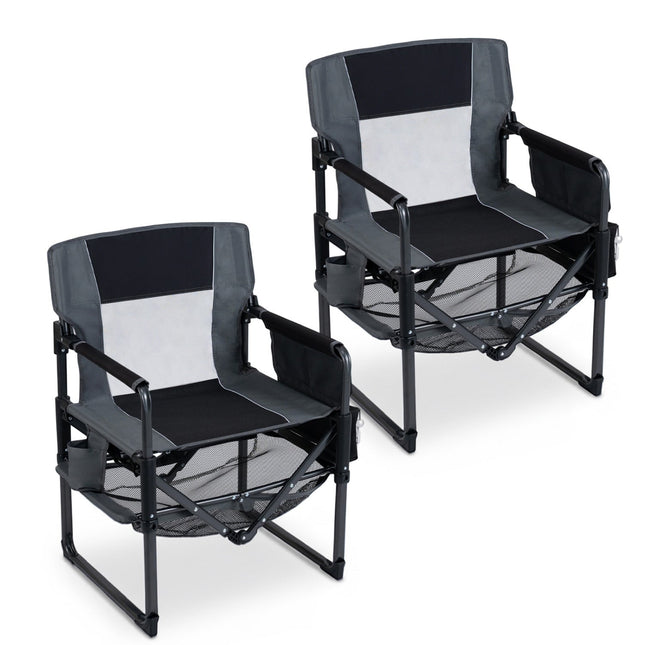 Camping Chair Heavy Duty with Cup Holder and Bottle Opener