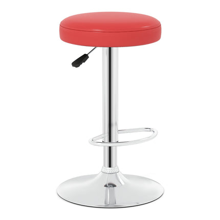 Adjustable Swivel Bar Stool with Footrest, 400 lbs Capacity