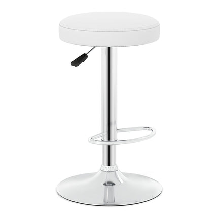 Adjustable Swivel Bar Stool with Footrest, 400 lbs Capacity