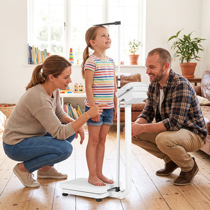 Digital Height and Weight Scale with LED Display 400 lbs