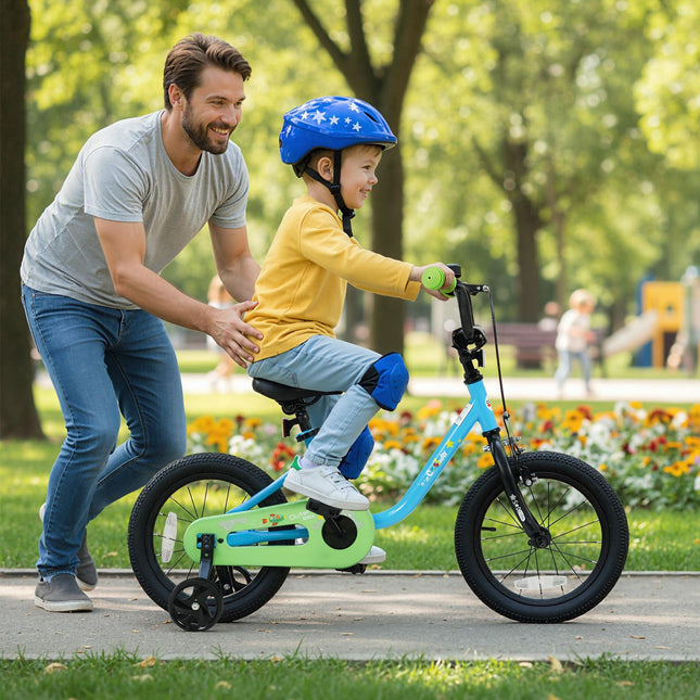 Kids Bike for 3-7 Years Old Boys and Girls 12/14/16-Inch Children Bicycle Blue
