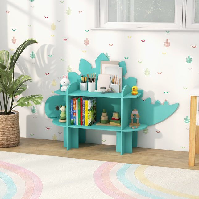 Kids Bookcase Toy Storage Organizer with Open Storage Shelves