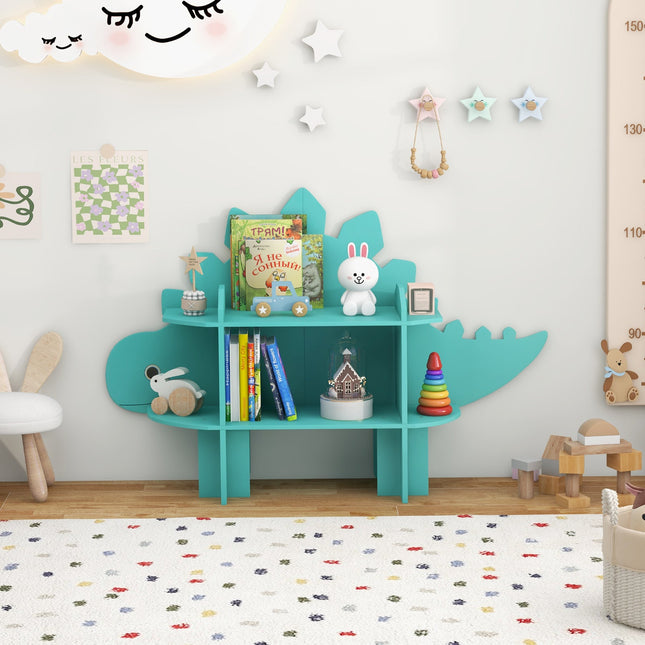 Kids Bookcase Toy Storage Organizer with Open Storage Shelves