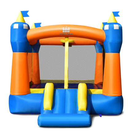 Kids Inflatable Bounce House Magic Castle with Large Jumping Area with 735W Blower