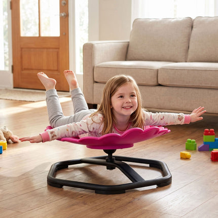 Kids Sensory Swivel Chair with Sunflower Shape 360° Spin
