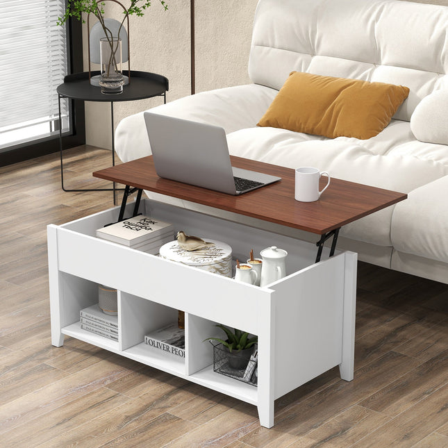 Coffee Table with Hidden Storage Compartment