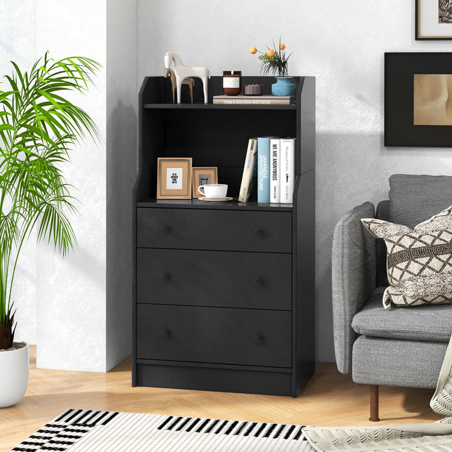Storage Dresser with Anti-Toppling Device, 44" Tall