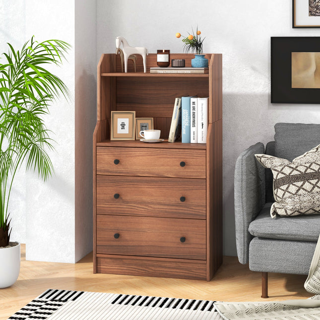 Storage Dresser with Anti-Toppling Device, 44" Tall
