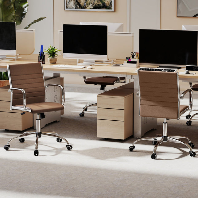 Height Adjustable Office Chair with Rocking Backrest