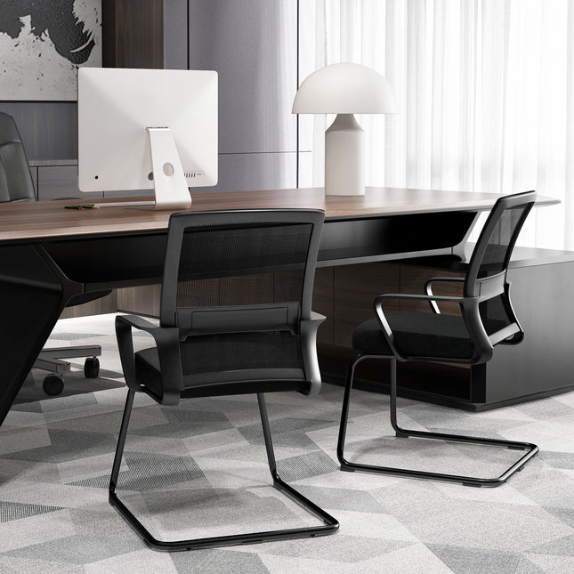 Office Guest Chair with Lumbar Support for Waiting Room