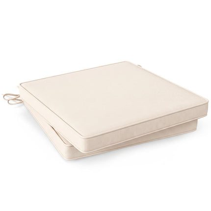 Outdoor Chair Cushions Set of 2 - Waterproof Olefin 20x20