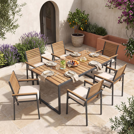 Outdoor Chair Cushions Set of 2 - Waterproof Olefin 20x20