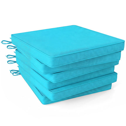 Outdoor Chair Cushions Set of 6 Waterproof Olefin 20x20 Inch