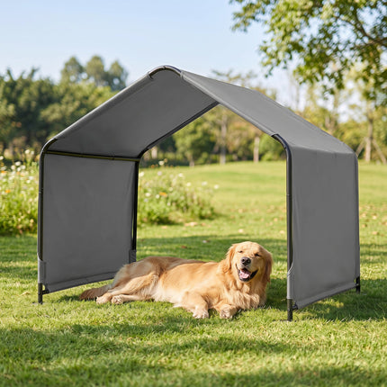 Outdoor Dog Shade Shelter with Waterproof Roof 51" x 46.5"